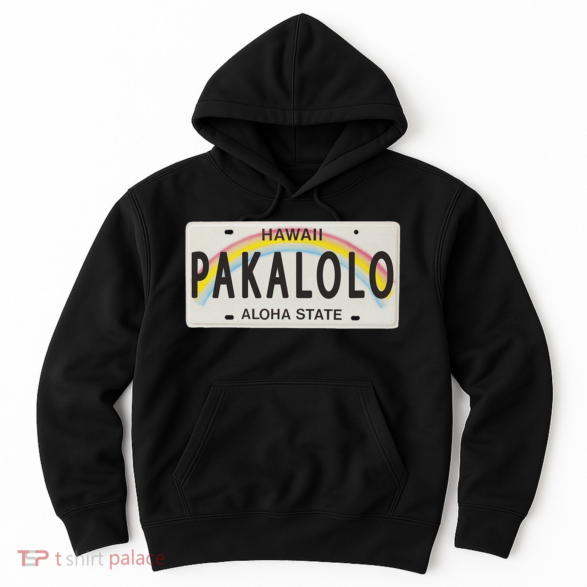 Pakalolo (Marijuana) Hawaii License Plate Hoodie