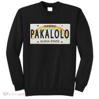 Pakalolo (Marijuana) Hawaii License Plate Sweatshirt thumb 0