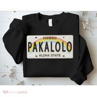 Pakalolo (Marijuana) Hawaii License Plate Sweatshirt thumb 2