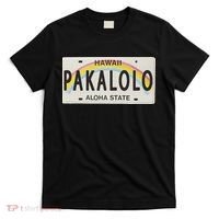 Pakalolo (Marijuana) Hawaii License Plate T-Shirt thumb 0
