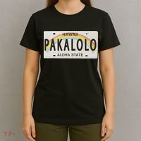 Pakalolo (Marijuana) Hawaii License Plate T-Shirt thumb 4