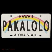 Pakalolo (Marijuana) Hawaii License Plate T-Shirt thumb 7