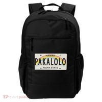 Pakalolo (Marijuana) Hawaii License Plate Backpack thumb 0