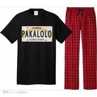 Pakalolo (Marijuana) Hawaii License Plate Pajama Set thumb 0