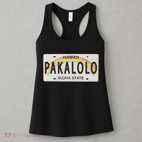 Pakalolo (Marijuana) Hawaii License Plate Women's Tank Top thumb 3