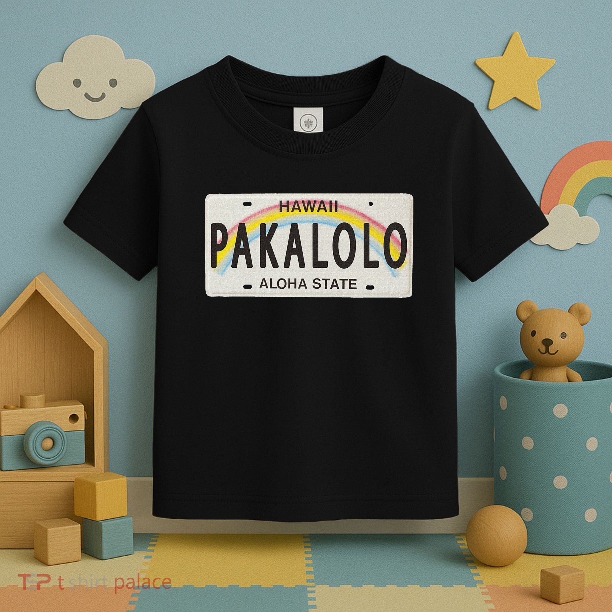 Pakalolo (Marijuana) Hawaii License Plate Toddler T-Shirt
