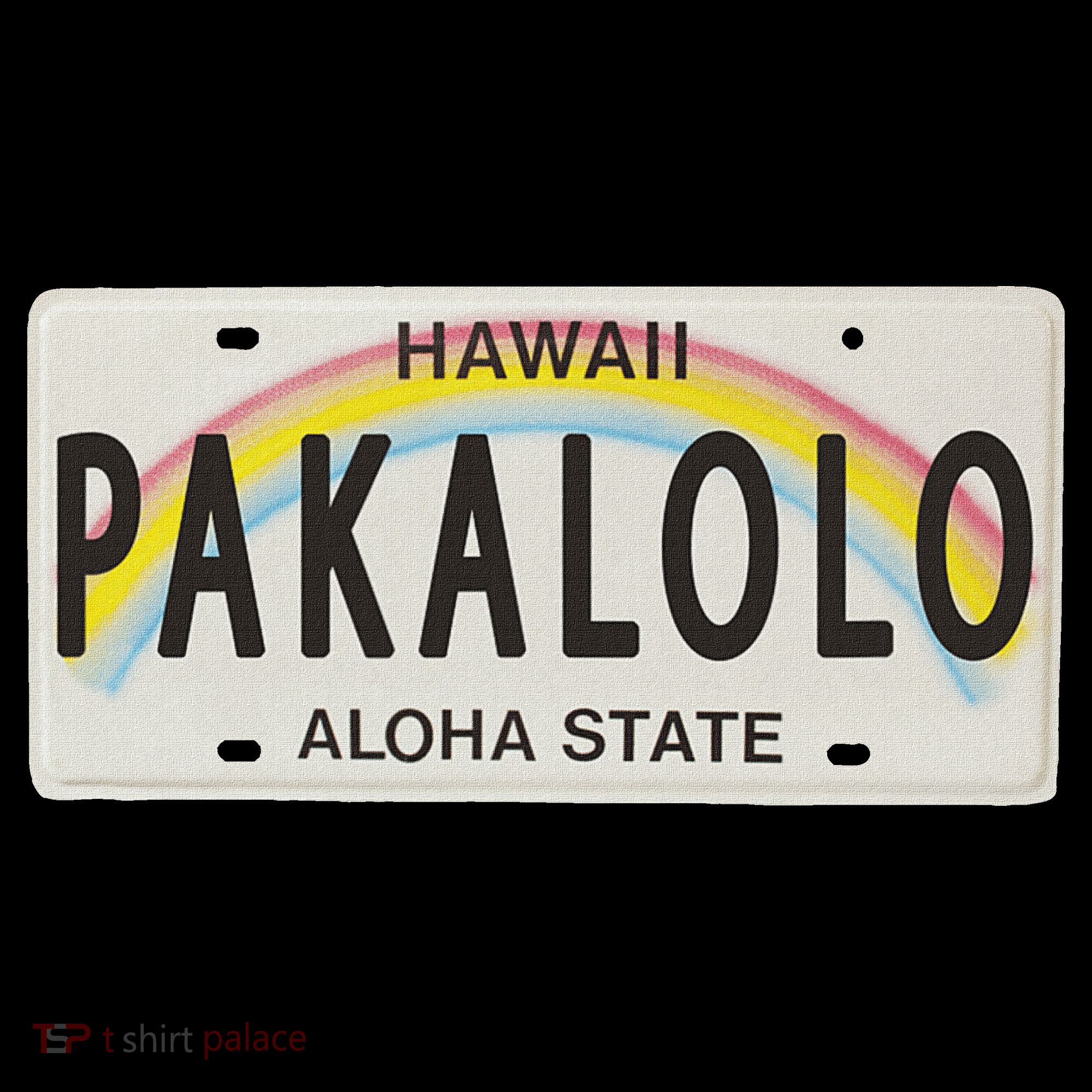 Pakalolo (Marijuana) Hawaii License Plate Toddler T-Shirt