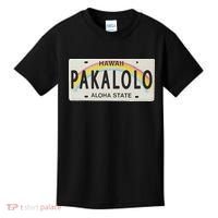 Pakalolo (Marijuana) Hawaii License Plate Kids T-Shirt thumb 0