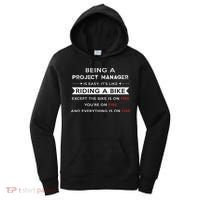Project Manager Is Easy Funny Humor Women's Hoodie thumb 0
