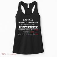 Project Manager Is Easy Funny Humor Women's Tank Top thumb 0