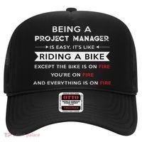 Project Manager Is Easy Funny Humor Hat thumb 0