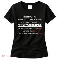 Project Manager Is Easy Funny Humor Women's T-Shirt thumb 0