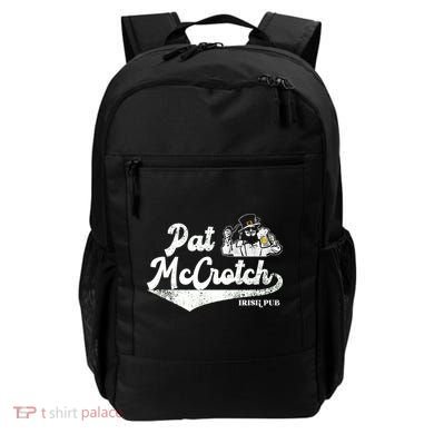 Pat McCrotch Irish Pub Leprechaun Funny St Patricks Day Backpack
