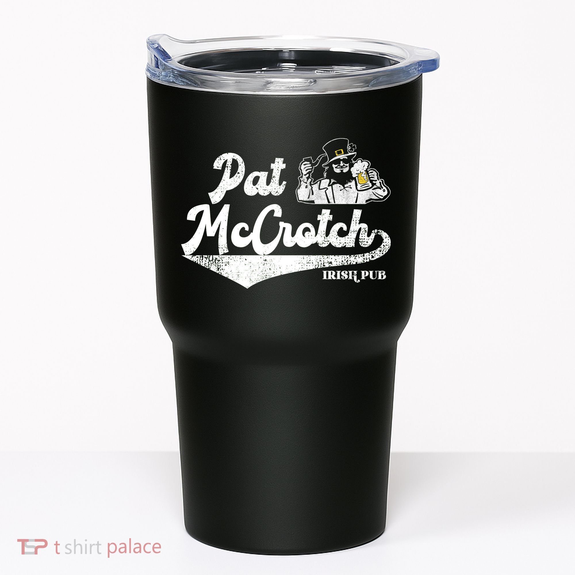 Pat McCrotch Irish Pub Leprechaun Funny St Patricks Day Tumbler