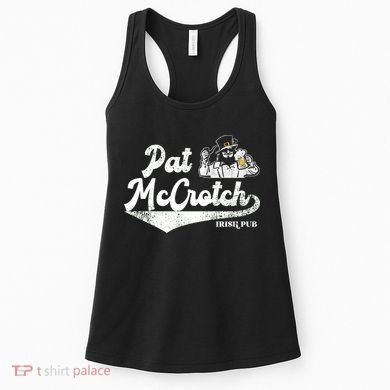 Pat McCrotch Irish Pub Leprechaun Funny St Patricks Day Women's Tank Top