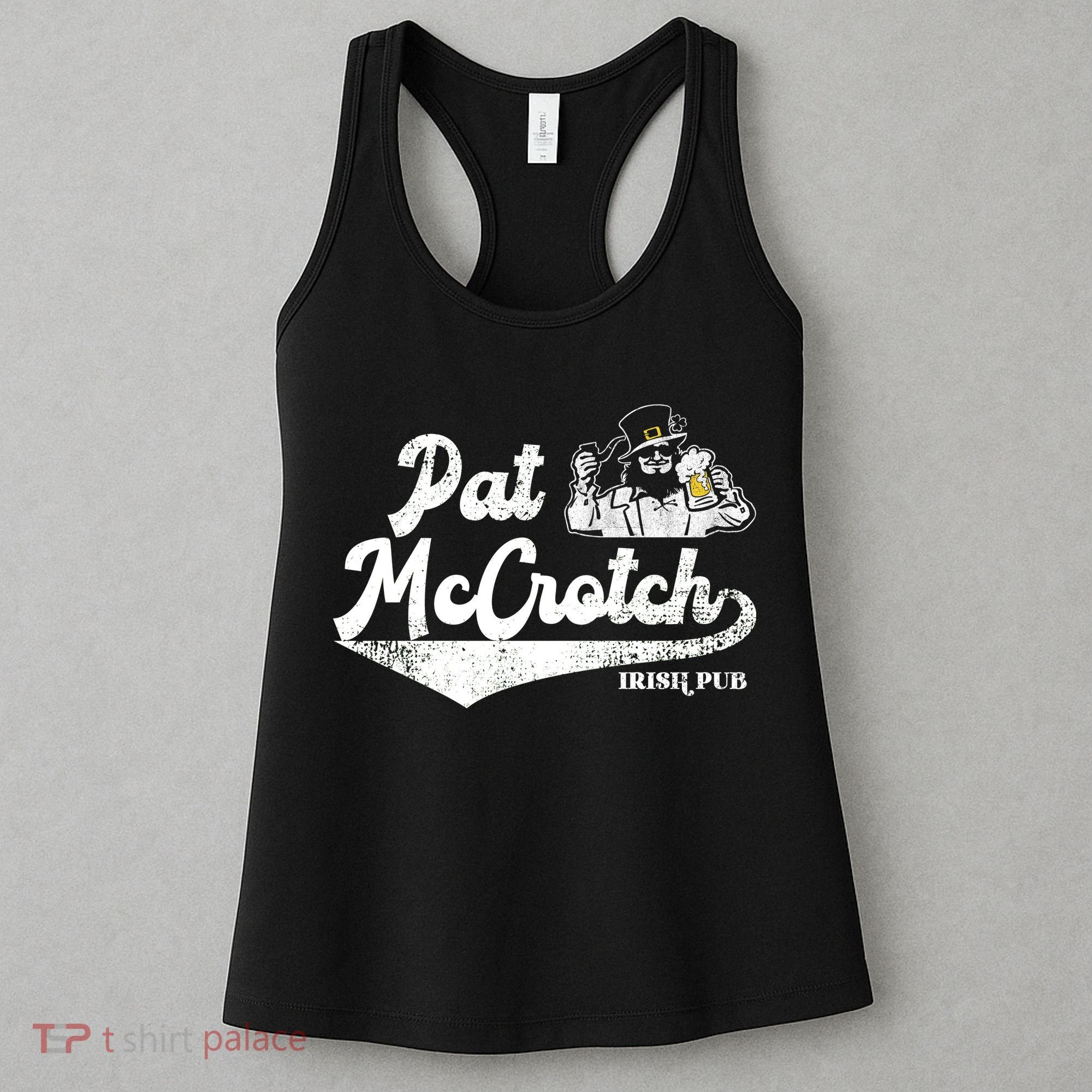 Pat McCrotch Irish Pub Leprechaun Funny St Patricks Day Women's Tank Top