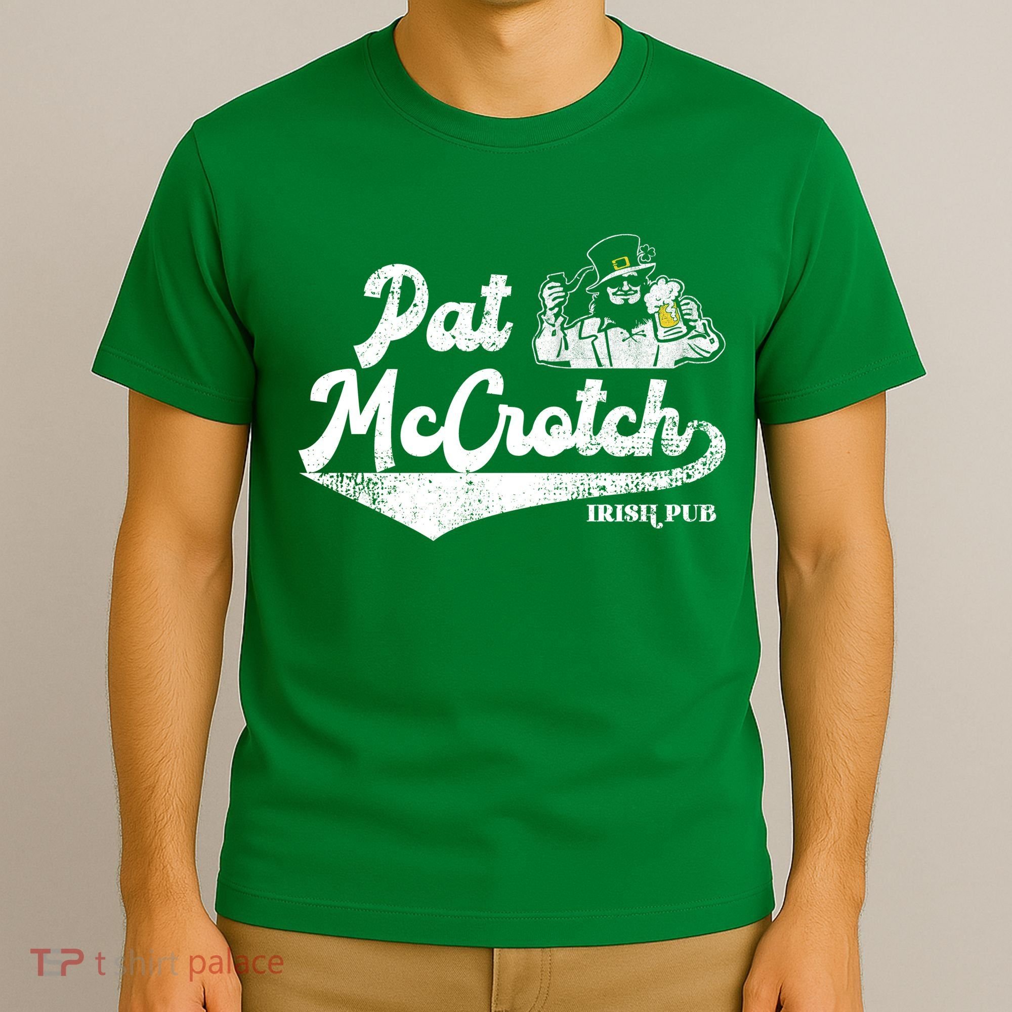 Pat McCrotch Irish Pub Leprechaun Funny St Patricks Day T-Shirt