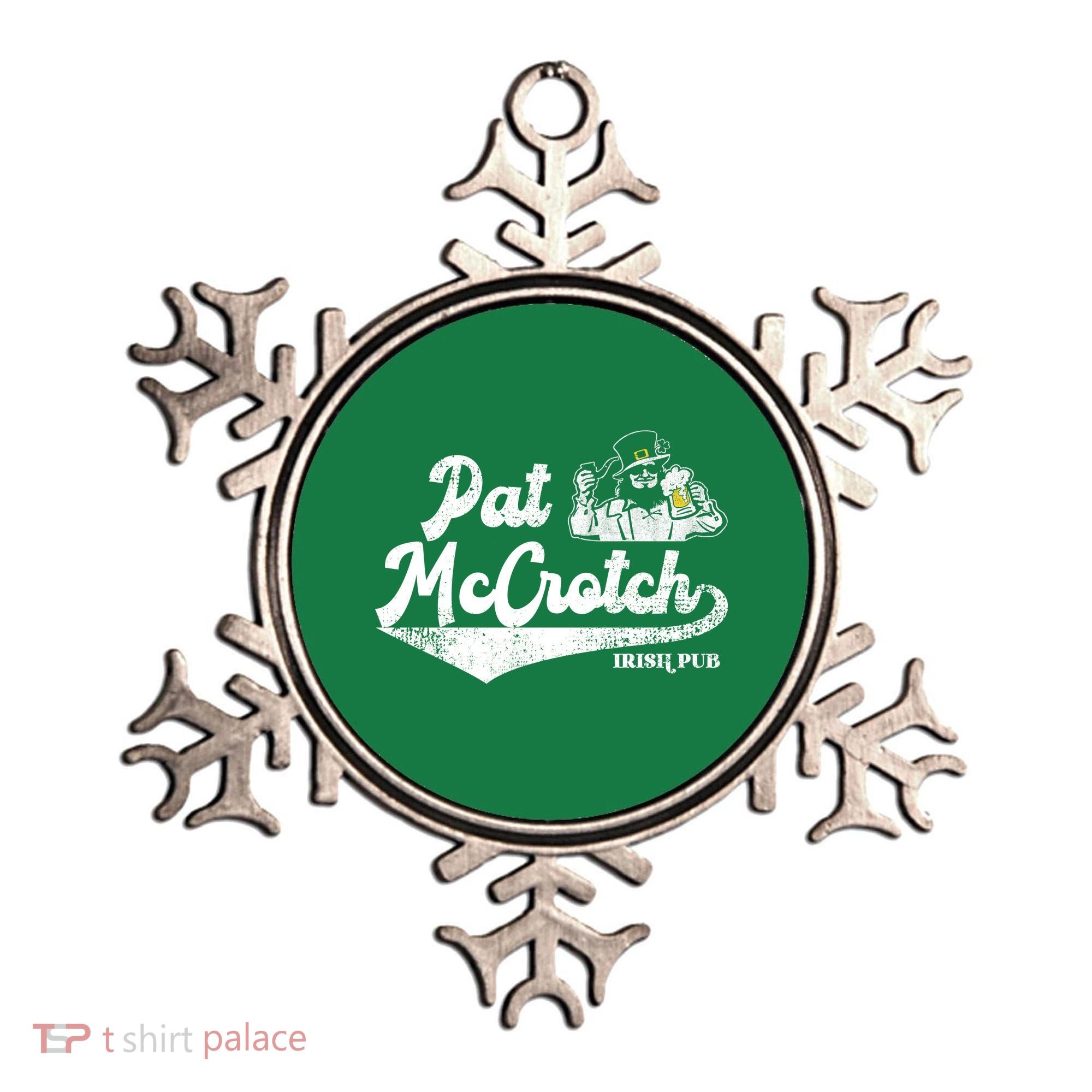 Pat McCrotch Irish Pub Leprechaun Funny St Patricks Day Ornament