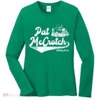 Pat McCrotch Irish Pub Leprechaun Funny St Patricks Day Women's Long Sleeve Shirt thumb 0