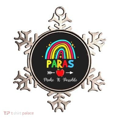 Paras Make It Possible Paraprofessional Funny Para Teacher Ornament