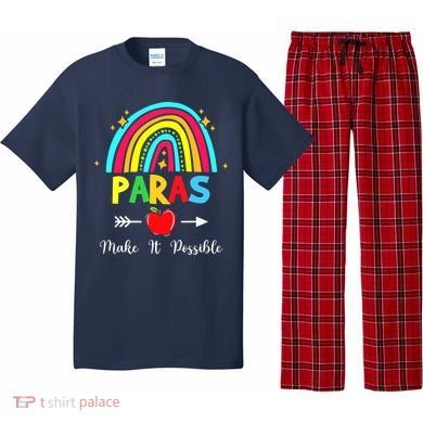 Paras Make It Possible Paraprofessional Funny Para Teacher Pajama Set