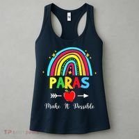 Paras Make It Possible Paraprofessional Funny Para Teacher Women's Tank Top thumb 3