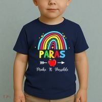 Paras Make It Possible Paraprofessional Funny Para Teacher Toddler T-Shirt thumb 2