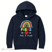 Paras Make It Possible Paraprofessional Funny Para Teacher Kids Hoodie thumb 0