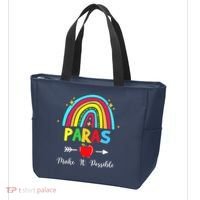 Paras Make It Possible Paraprofessional Funny Para Teacher Tote Bag thumb 3