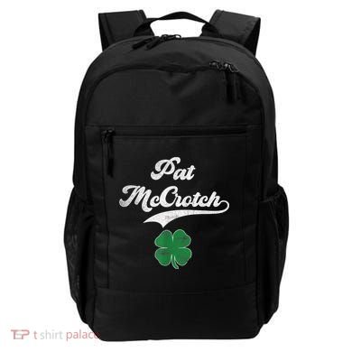 PAT McCROTCH Irish Pub Shamrock Funny St Patrick's Day Backpack