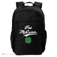 PAT McCROTCH Irish Pub Shamrock Funny St Patrick's Day Backpack thumb 0
