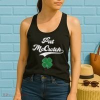 PAT McCROTCH Irish Pub Shamrock Funny St Patrick's Day Women's Tank Top thumb 2