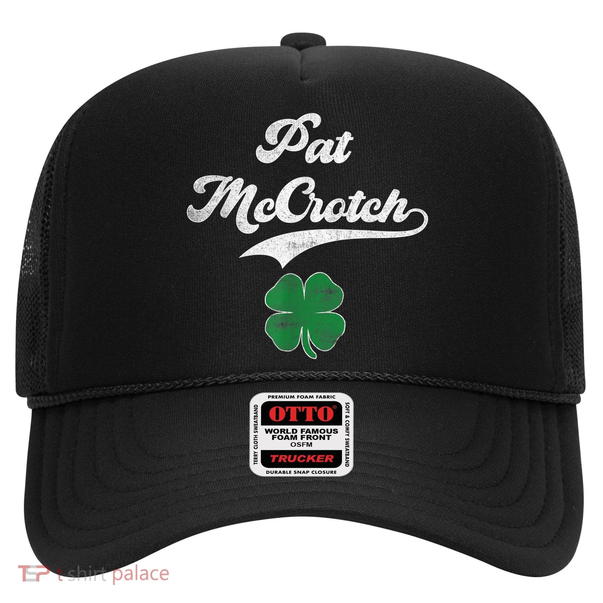 PAT McCROTCH Irish Pub Shamrock Funny St Patrick's Day Hat