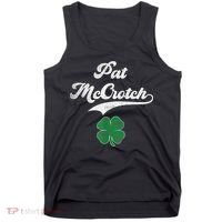 PAT McCROTCH Irish Pub Shamrock Funny St Patrick's Day Tank Top thumb 0