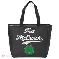 PAT McCROTCH Irish Pub Shamrock Funny St Patrick's Day Tote Bag thumb 0