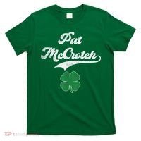 PAT McCROTCH Irish Pub Shamrock Funny St Patrick's Day T-Shirt thumb 0