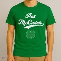 PAT McCROTCH Irish Pub Shamrock Funny St Patrick's Day T-Shirt thumb 3