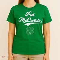 PAT McCROTCH Irish Pub Shamrock Funny St Patrick's Day T-Shirt thumb 4