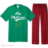 PAT McCROTCH Irish Pub Shamrock Funny St Patrick's Day Pajama Set thumb 0