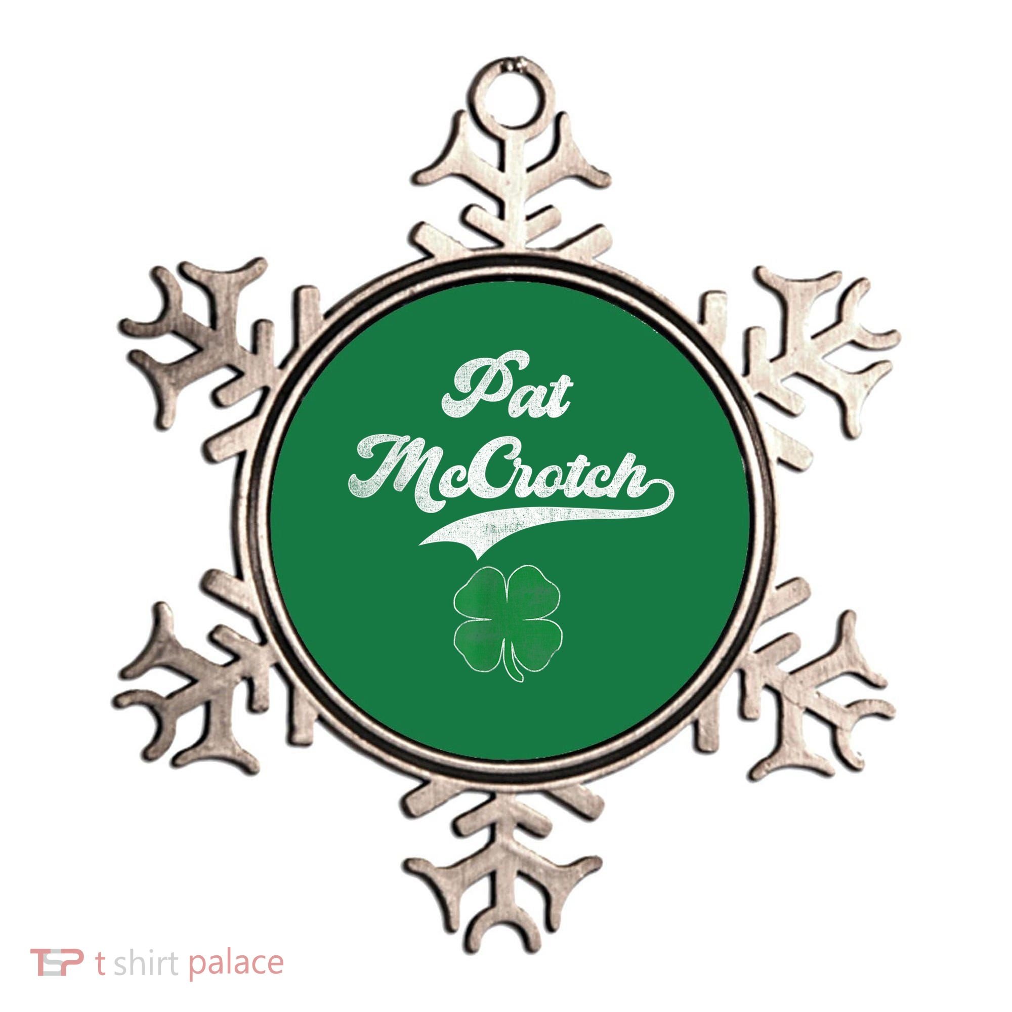 PAT McCROTCH Irish Pub Shamrock Funny St Patrick's Day Ornament