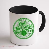 PAT McCROTCH Irish Pub Shamrock Funny St Patrick's Day Coffee Mug thumb 1