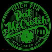 PAT McCROTCH Irish Pub Shamrock Funny St Patrick's Day Women's Hoodie thumb 2