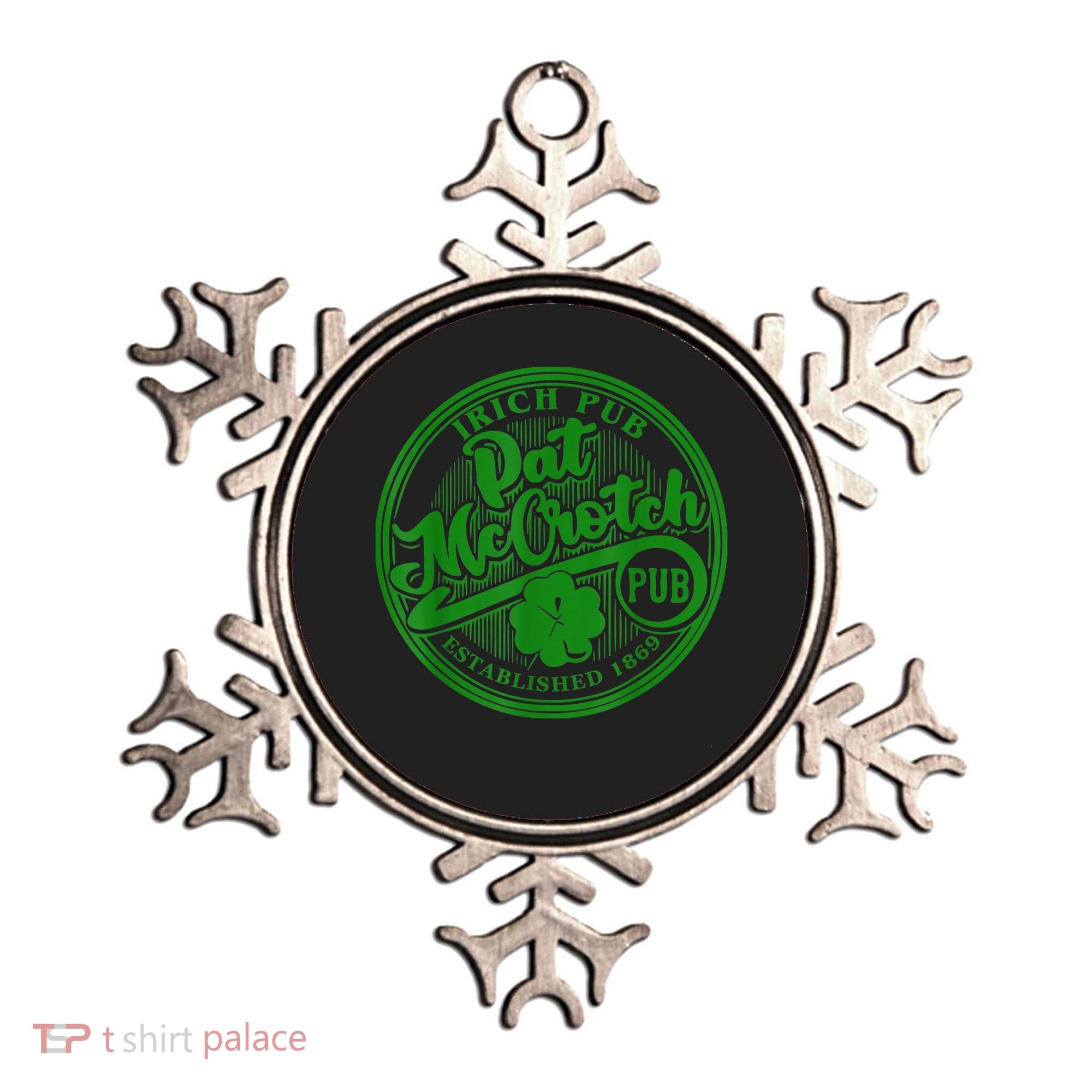PAT McCROTCH Irish Pub Shamrock Funny St Patrick's Day Ornament