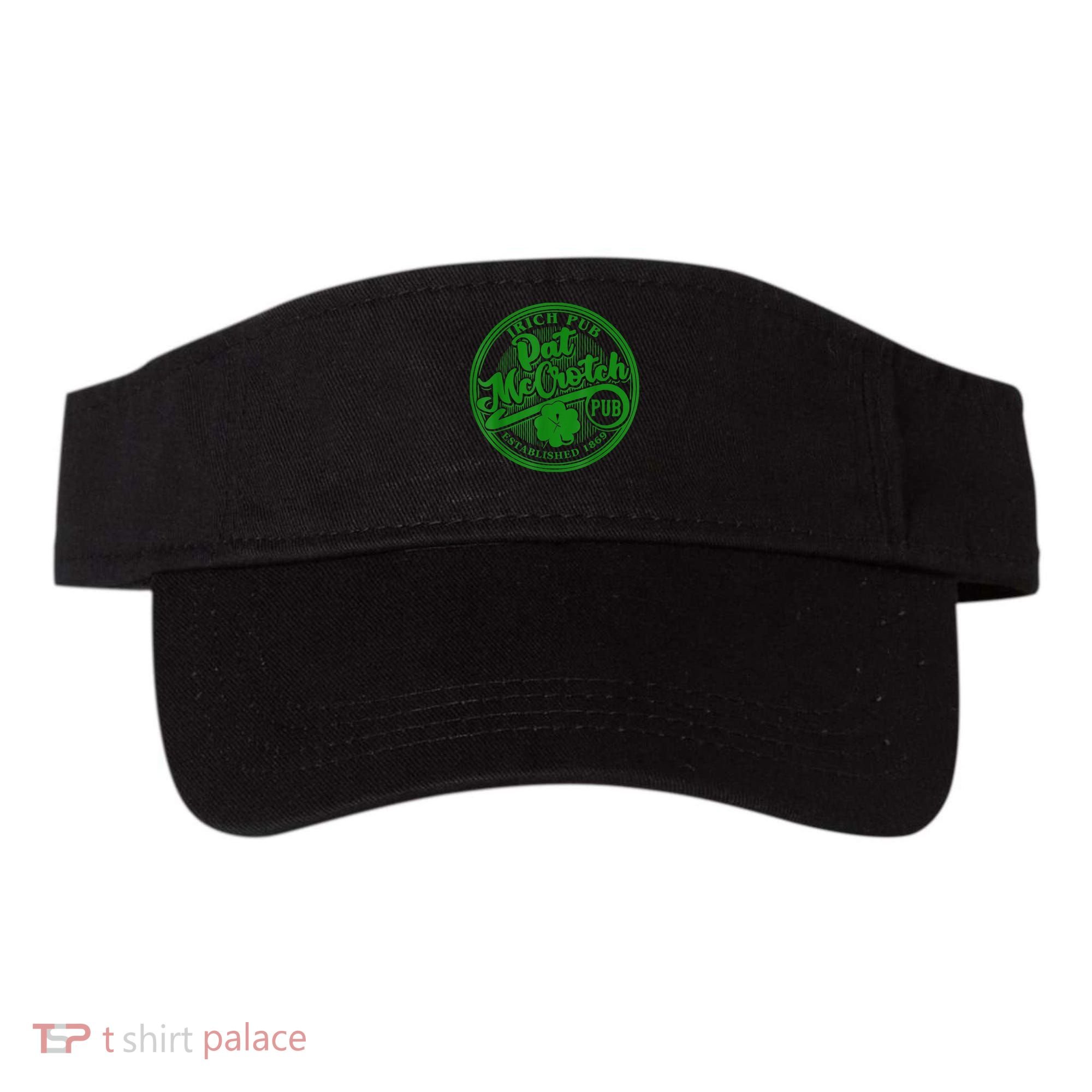 PAT McCROTCH Irish Pub Shamrock Funny St Patrick's Day Visor