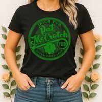 PAT McCROTCH Irish Pub Shamrock Funny St Patrick's Day Women's T-Shirt thumb 2