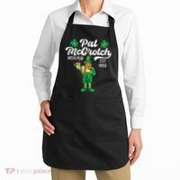 Pat Mccrotch Irish Pub Funny Leprechaun St Patricks Day Apron thumb 2