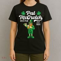 Pat Mccrotch Irish Pub Funny Leprechaun St Patricks Day T-Shirt thumb 4