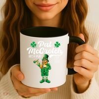 Pat Mccrotch Irish Pub Funny Leprechaun St Patricks Day Coffee Mug thumb 3