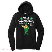 Pat Mccrotch Irish Pub Funny Leprechaun St Patricks Day Women's Hoodie thumb 0
