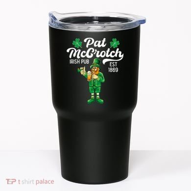 Pat Mccrotch Irish Pub Funny Leprechaun St Patricks Day Tumbler